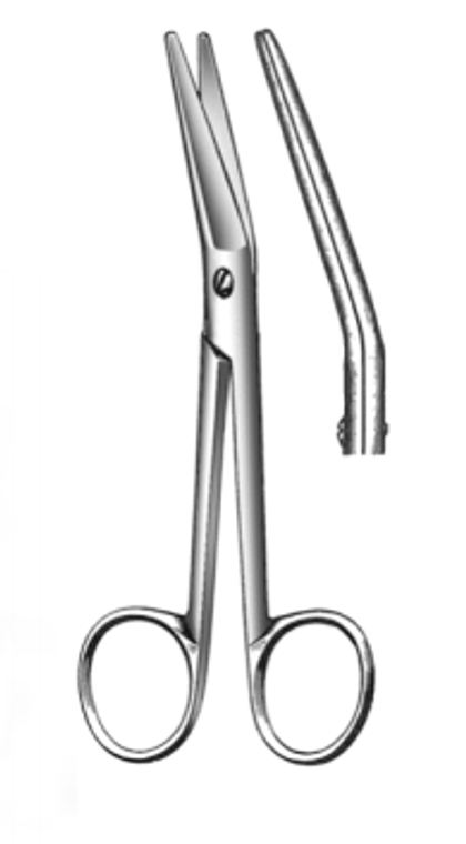 HEATH Suture Scissors, Serrated Blade, (15.9cm)6-1/4