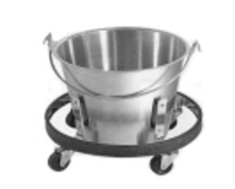 Kick Bucket With Roll Stand Set, Complete Capacity 13 Quarts..