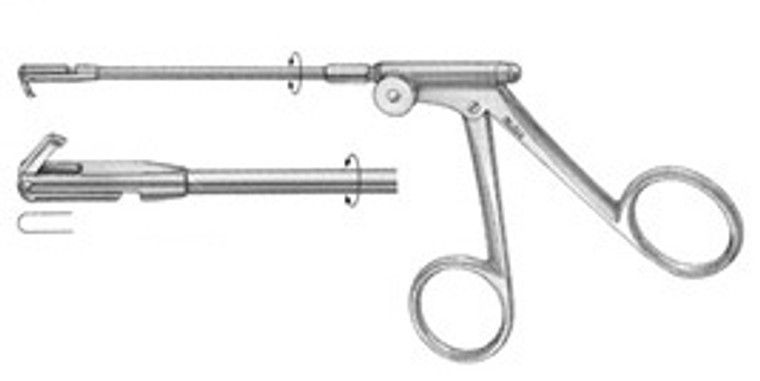 Nasal Rotating Back Biter Forceps, 7-3/4" (19.7 cm) working length