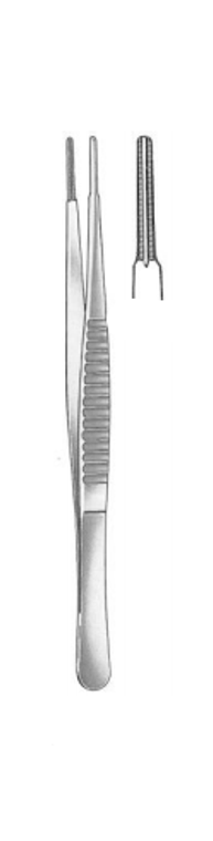 DeBakey Thoracic Tissue Forceps, 1.5mm Jaws, (15.9cm) 6-1/4