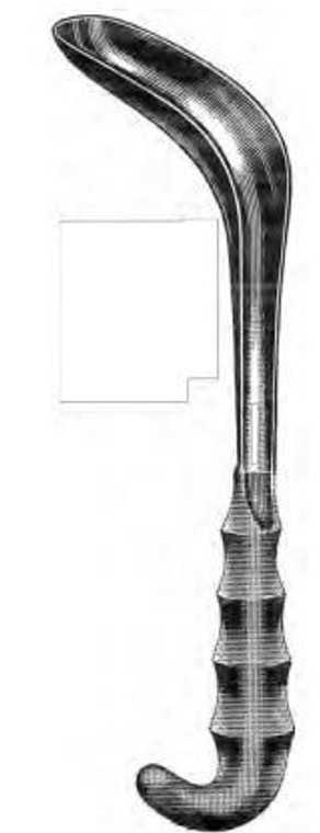 SAWYER Rectal Retractor, (27.9cm), Blade 7/8" x 2-1/2", (2.2cm x 6.4cm), Small11"
