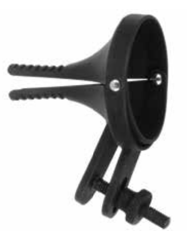 EAR SPECULUM BY HOLMGREN, SELF RETAINING 7MM O.D., FIG.3, WITH SLOTTED BLADES, BLACK FINISH