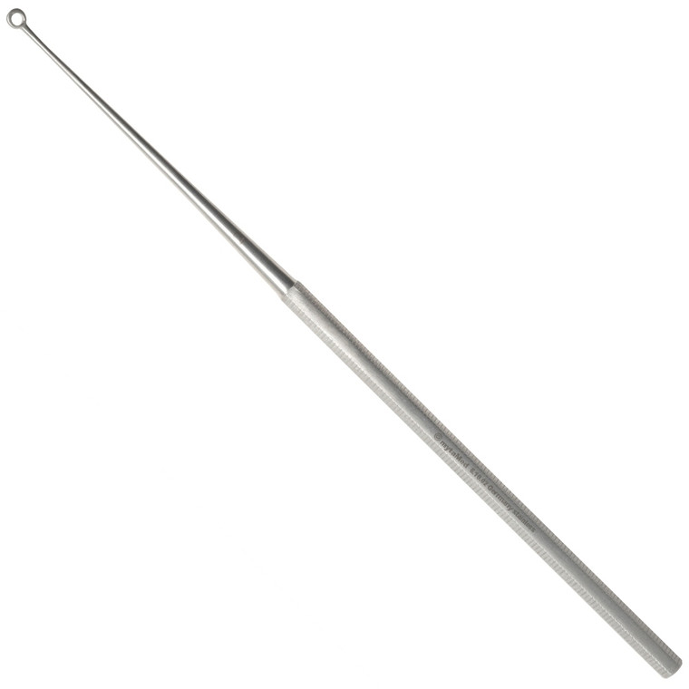 EAR CURETTE BY BUCK, WL 15CM, FIG.2,BLUNT (ID 2.5 MM)