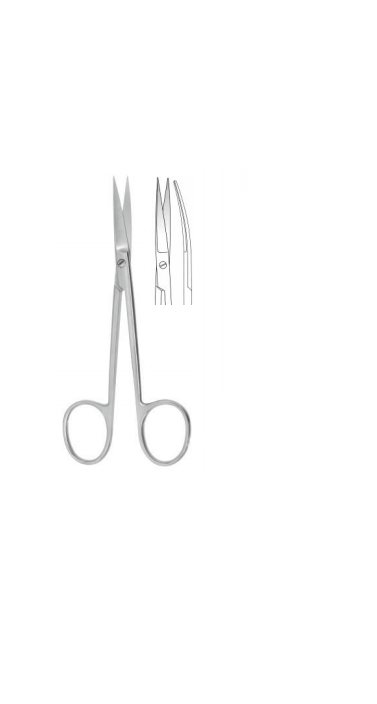 OPERAT. SCISSORS, DELICATE, CURVEDSHARP / SHARP, WL 12 CM