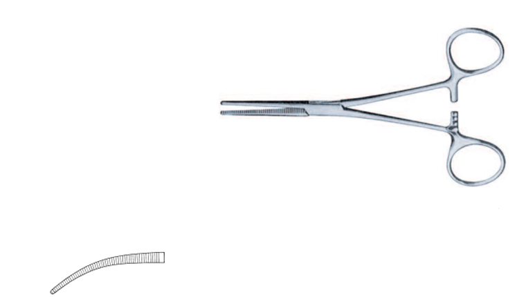 PEAN ARTERY FORCEPS DELICATE,CUVRED