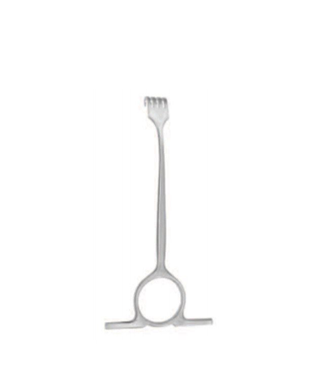 RETRACTOR BY WILLIGER, 13CM,4 SHARP PRONGS