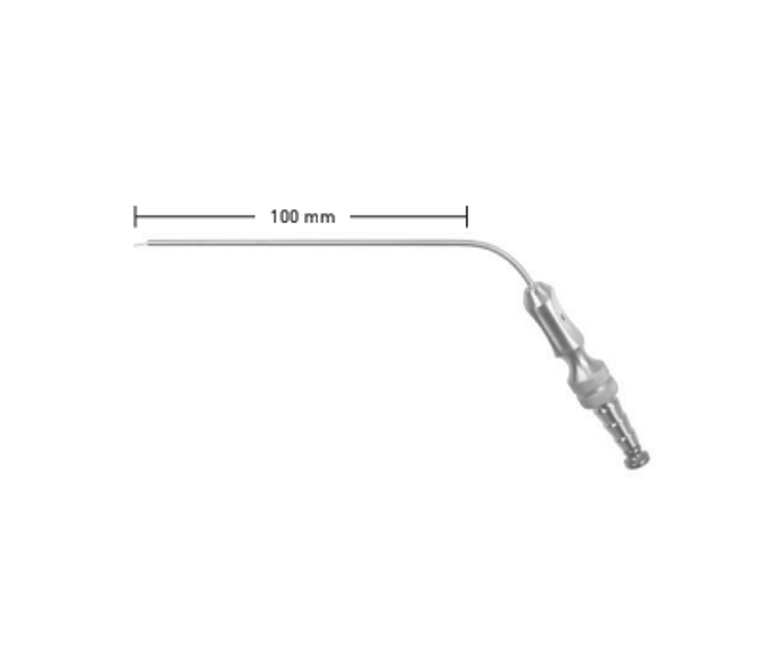 SUCTION TUBE BY FRAZIER, 7 CHARR.,STAINLESS, WL 100MM