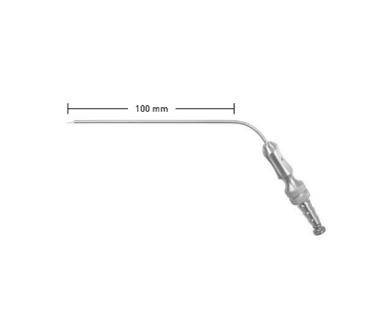 SUCTION TUBE BY FRAZIER, 8 CHARR.,STAINLESS, WL 100MM