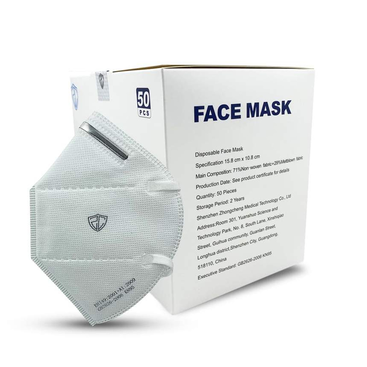 Kn95 Face Mask By Ouleok 50 Box Omni Dental Supply