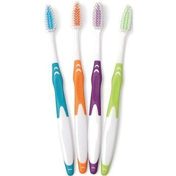 Toothbrushes Adult Rubber Grip