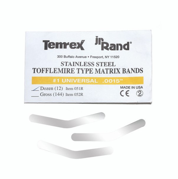 Temrex Tofflemire Matrix Bands Temrex Tofflemire Matrix Bands