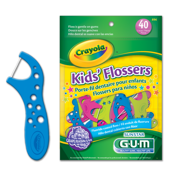 GUM Crayola Kids Flossers