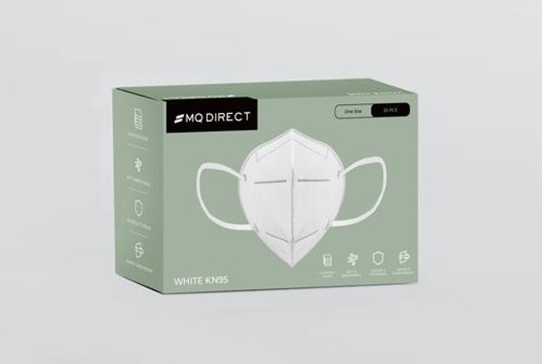 KN95 Face Mask by MQ DIRECT 20/Box KN95 Face Mask by MQ DIRECT 20/Box