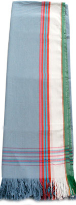 Light Blue - White Sarong
