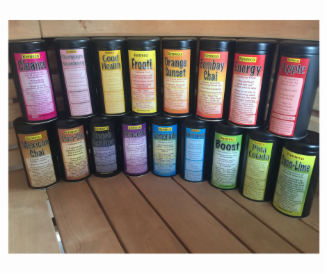 Herbal Tea Addict - 17 Tins of Herbal Tea