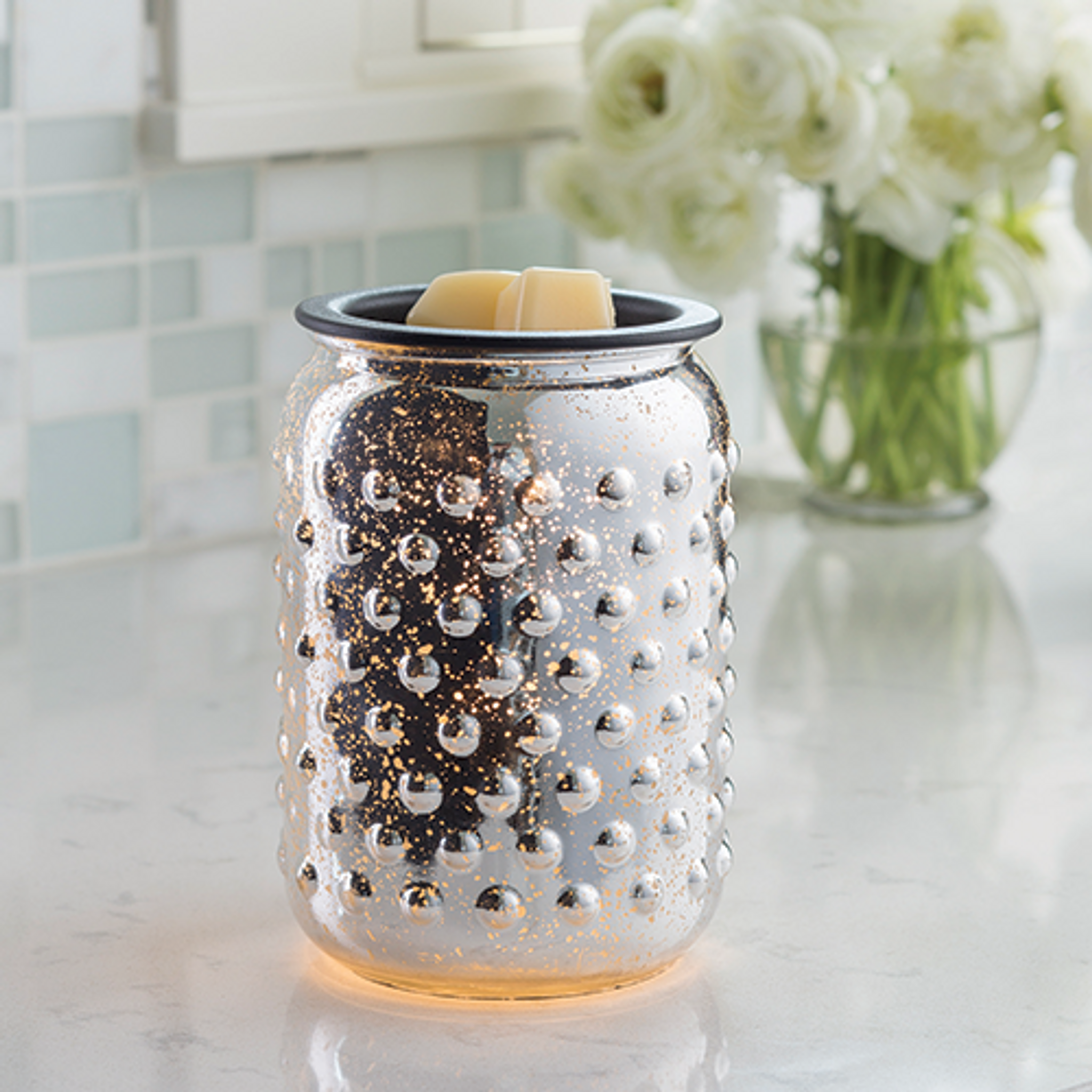 Mercury Glass Illumination Wax Warmer