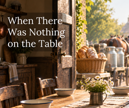 When There Was Nothing on the Table