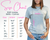 Size Chart - Women - Bella + Canvas 3001 Tee