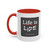"Life is Life But..." 11-oz (RED) Coffee Mug, Christian Coffee Mug, Inspirational Coffee Mug, Coffee Lover Mug, Christian Gift, Religious Gift
