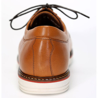 Neil M Men's Wynne Oxford (Light Brown) - back view