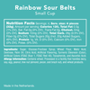 Rainbow Sour Belts candy - Nutritional Information