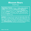 Blossom Bears nutritional information image