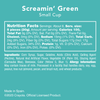 Candy Club's Crayola Screamin' Green candy - Nutritional Information. Official licensed product.