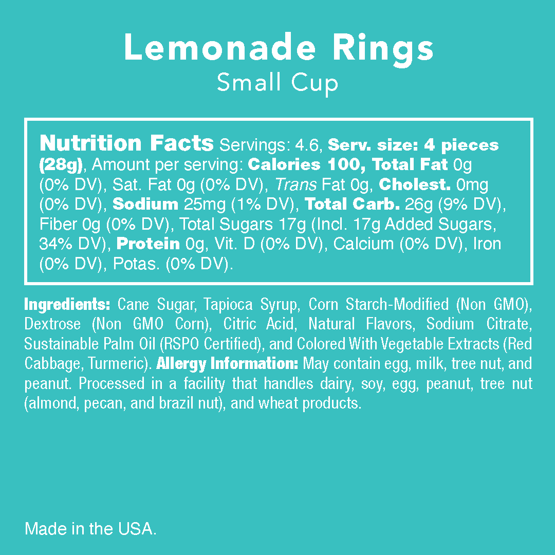 Lemonade Rings Candy Club