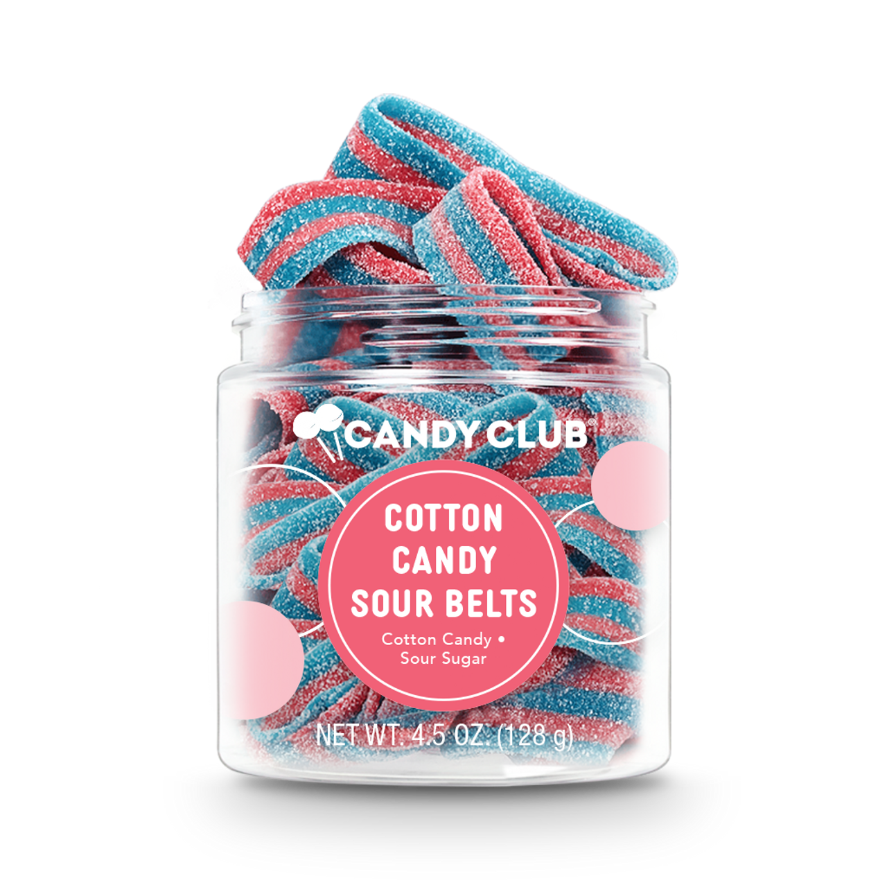 Sour Cotton Candy Belts  1LB Container – SoHo Candy