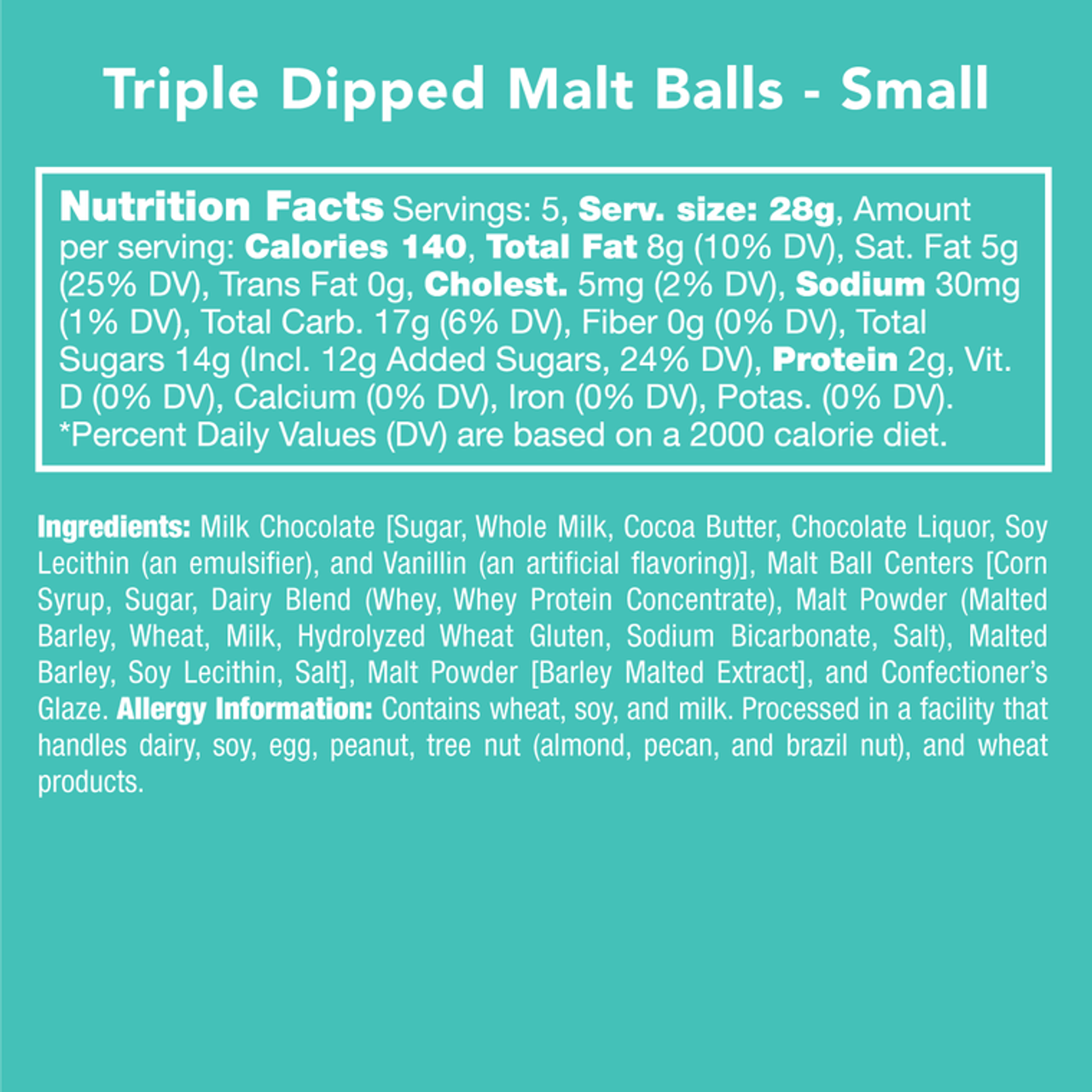 Yogurt Covered Malted Milk Balls 3 lb. Bulk Bag - All City Candy