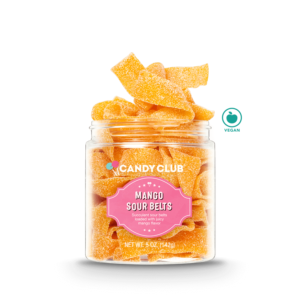 Rainbow Sour Belts Candy Club