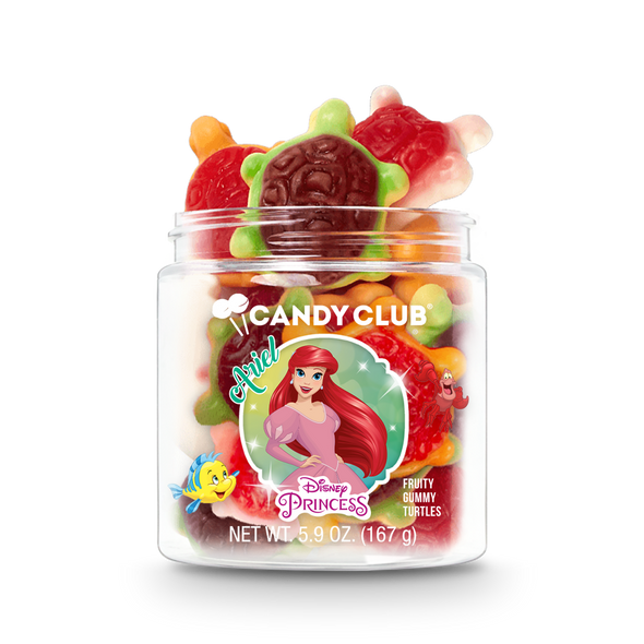 A cup of Candy Club's Disney Princess Ariel candy.
©Disney.