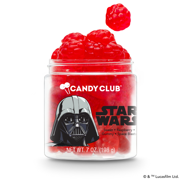 A cup of Candy Club's Star Wars Darth Vader candy.
© & ™ Lucasfilm Ltd.