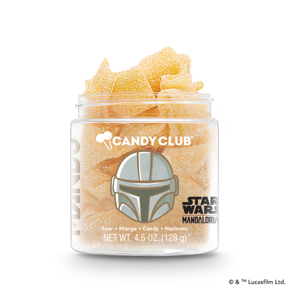 A cup of Candy Club's Star Wars Mandalorian candy.
© & ™ Lucasfilm Ltd.
