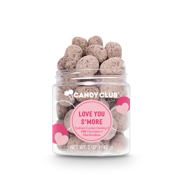 A cup of Love You S'more candy