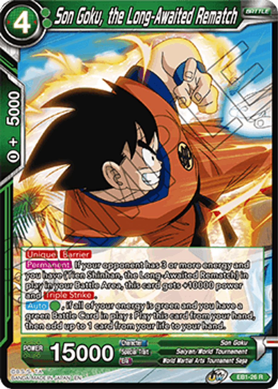 Son Goku the Path to Power EB1-51 SR Battle Evolution Booster DBS 