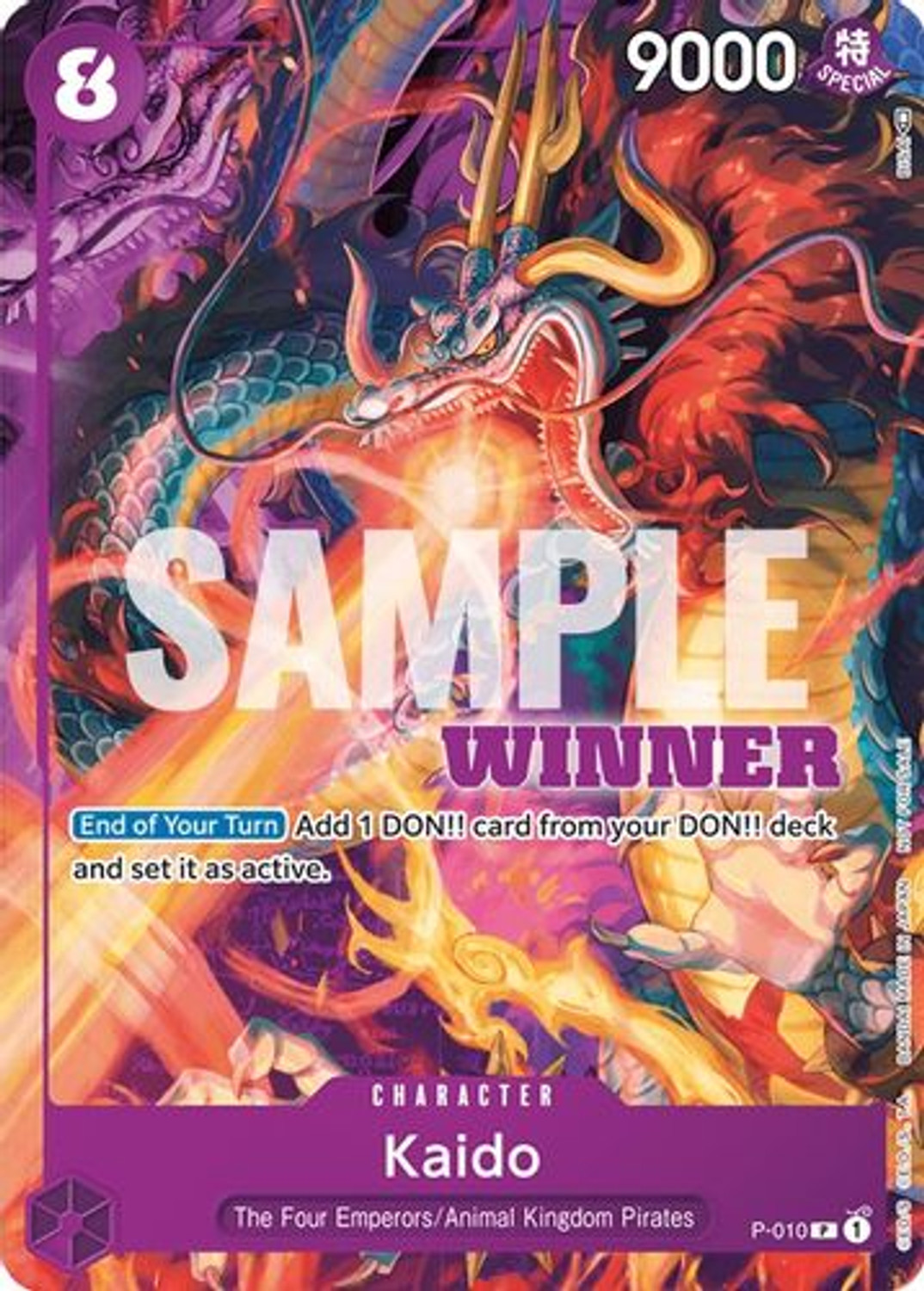 P-010 Kaido - P-010 (Winner Pack Vol. 1) - Grand J Games
