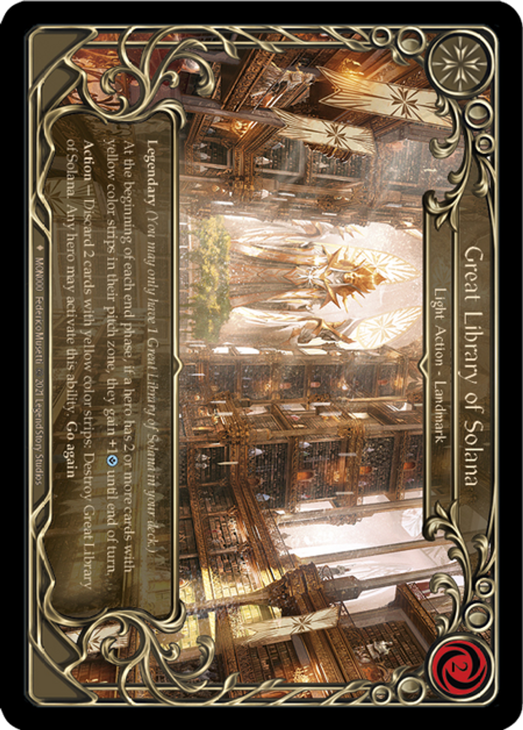 その他 FAB Great Library of Solana Cold Foil FAB04 MON-000F Great Library of Solana Cold Foil (1st ed