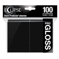 Ultra Pro - Eclipse Gloss Black Deck Protectors (100pkt) - Grand J