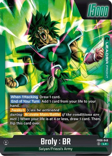 PSA10 極美品BROLY：BR SCR☆（Super Alt Art） ブロリー SCR 【 FB06