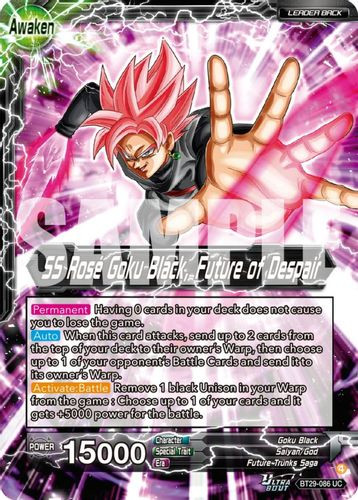 BT29-086](UC) Goku Black // SS Rose Goku Black, Future of Despair