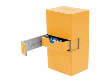 Ultimate Guard Twin Flip´n´Tray Deck Case 160+ Standard Size XenoSkin Amber Deck Box