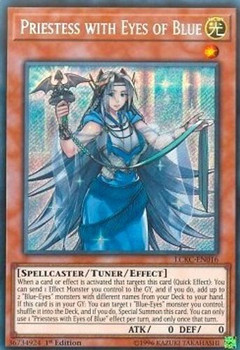 LCKC-EN016 Priestess with Eyes of Blue (Secret Rare) <1st>