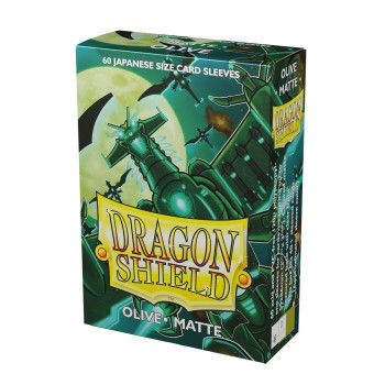 Dragon Shield - Japanese MATTE (60) Olive