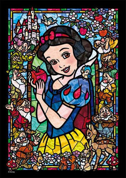Tenyo Puzzle Disney Snow White and the Seven Dwarfs Stained Glass Puzzle 266 pieces