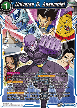 BT15-057R Universe 6, Assemble! (Prerelease Stamped)
