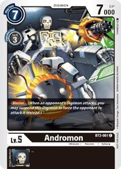 BT02-061C Andromon (Double Diamond Pre-Release)