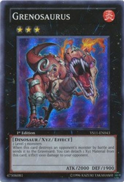 YS11-EN043 Grenosaurus (Super Rare) <1st>