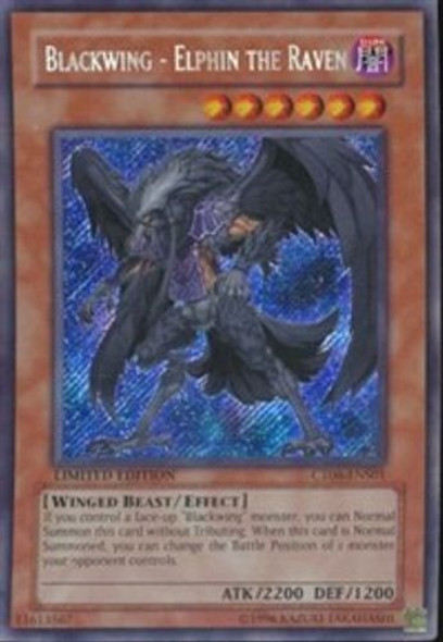 CT06-ENS01 Blackwing - Elphin the Raven (Secret Rare) <Ltd>