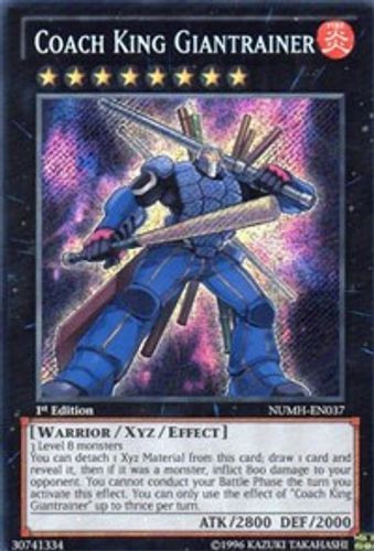 NUMH-EN037 Coach King Giantrainer (Secret Rare) <1st>
